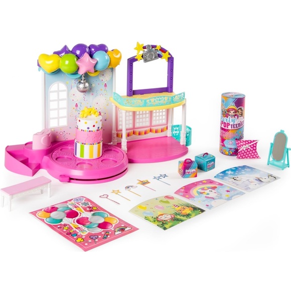 Poptastic Party Playset with Confetti, Exclusive Collectible with accessories - Picture 2 of 3